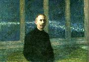 Eugene Jansson Jag, sjalvportratt France oil painting artist